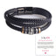 Retro Alloy Men's Multi-Layer Leather Bracelet