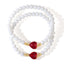 IG Style Heart Shape Crystal Bracelet Set - Minimalist Fashion Jewelry 2024