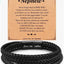 Retro Alloy Men's Multi-Layer Leather Bracelet