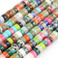 Natural Stone Spacer Beads 6x3mm Right-Angle Round Jade Wheel Beads for DIY Jewelry Making