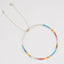 Minimalist Stainless Steel Rope and Colorful Beaded Bracelet Set