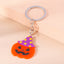 Funny Pumpkin Star Hat Halloween Keychain Pendant