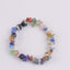 Fashion Irregular Natural Stone Beaded Bracelet with Colorful Crystal Chips