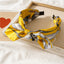 Leopard Print Knotted Rabbit Ears Wide Headband for Women