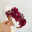 Retro Baroque Rhinestone Flower Hairband