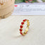 Creative Candy Color Heart Ring - Simple Alloy Love Design