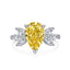 Retro Geometric Sterling Silver Zircon Ring