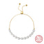 14k Gold Plated Sterling Silver Bracelet with Freshwater Pearls and Box Chain