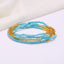 Wholesale Multi-Layer Geometric Seed Bead Plated Waist Chain