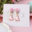 1 Pair Fashion Cartoon Alloy Plating Kid's Drop Earrings Ear Clips