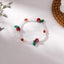 Simple Style Crystal Fruit Beaded Women's Ring and Bracelet Set