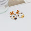 Fashion Cartoon Enamel Butterfly Bow Drop Earrings