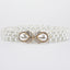 Elegant Butterfly Imitation Pearl Alloy Women's Chain Belt