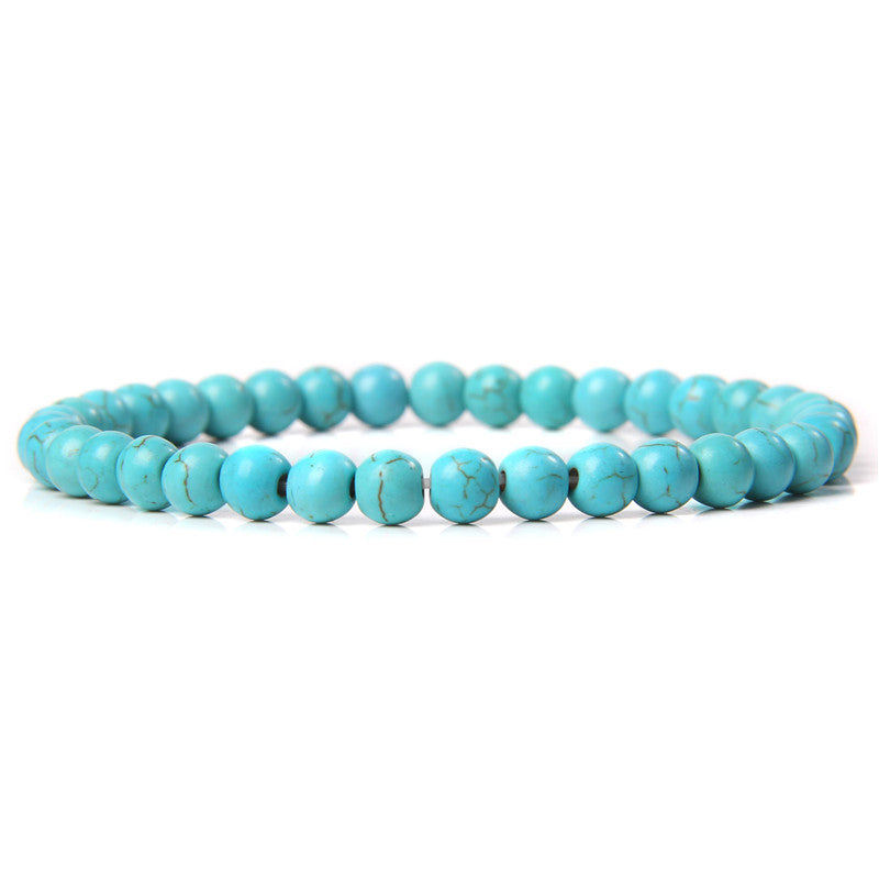 Fashion Natural Stone Crystal Agate Beaded Bracelet for Women