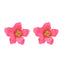 1 Pair Minimalist Flower Acrylic Stud Earrings