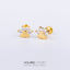 Heart Shape Snake & Butterfly Zircon Titanium Steel Lip and Ear Stud