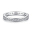 Wholesale Basic Solid Color Sterling Silver Inlay High Carbon Diamond Rings