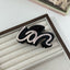 Women's Contrasting Acetate Letter Hair Claw Clip