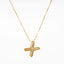 Elegant Gold Plated Zircon Letter Pendant Necklace - Minimalist Design