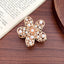 Women's Floral Rhinestone Pearl Hair Claw Clip