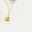 14K Gold Plated Copper Initial Pendant Necklace