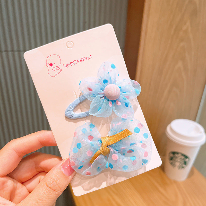 Korean Cartoon Flower Hair Clip for Girls