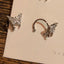 Beautiful Fairy Bow Butterfly Earrings - Clip-On and Pierced Options