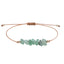 Pastoral Geometric Natural Crystal Stone Adjustable Women's Bracelet