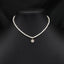 Original Design Heart Shape Freshwater Pearl 18k Gold Plated Pendant Necklace