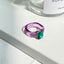 Retro Resin Acrylic Diamond Ring - Jelly Color Statement Piece