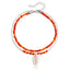 Bohemian Double Layer Colorful Beaded Shell Beach Anklet