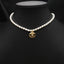 Original Design Heart Shape Freshwater Pearl 18k Gold Plated Pendant Necklace