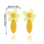 1 Pair Women's Beach Floral Raffia Drop Earrings - Creative Fashion Jewelry