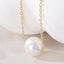 Simple Baroque Freshwater Pearl Titanium Steel Necklace