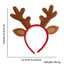 Christmas Reindeer Antler Headband Geometric Party Decorations