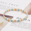 Vintage Geometric Mixed Material Handmade Bohemian Glass Bead Bracelets