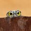 Retro Blue-Eyed Owl Adjustable Unisex Ring