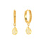 Fashion Water Droplets Brass Inlay Zircon Dangling Earrings 1 Pair