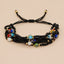 Retro Ethnic Multi-Layer Evil Eye Crystal Glass Beaded Bracelet