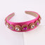 Baroque Rhinestone Wide Brim Headband for Women