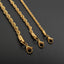 Hip-Hop Vintage Style Solid Color Stainless Steel Plating Gold Plated Pendant Necklace