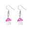 New Creative Pastoral Multicolor Spotted Mushroom Earrings