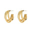 1 Pair Elegant Butterfly Bow Knot Alloy Inlay Rhinestones and Pearl Drop Earrings for Women