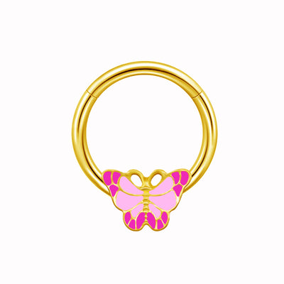 Sweet Plant Heart Shape Wings Stainless Steel Alloy White Gold Plated Gold Plated Zircon Body Chain In Bulk