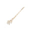 Simple Alloy Skull Hand Hair Clip for Women