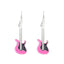 Retro Punk Electric Guitar Earrings - Chic Alloy Music Dangle Jewelry for Women