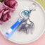 Acrylic Cartoon Elephant Keychain Pendant for Women's Bag