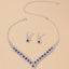 Fashion Colorful Crystal Necklace and Jewelry Set