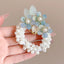 Children's Geometric Pearl Alloy Crown Hair Comb