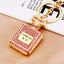 Cute Bow Knot Perfume Bottle Pearl Keychain for Women